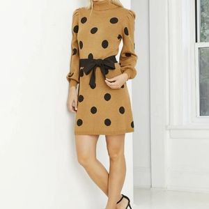 Women's Balloon long sleeve sweater dress